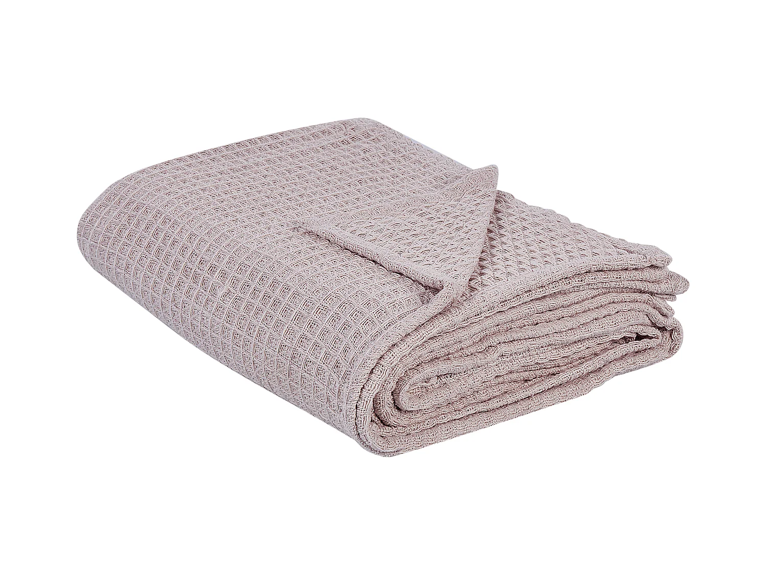 Couvre-lits CHAGYL Coton 200 x 220 cm Rose pastel