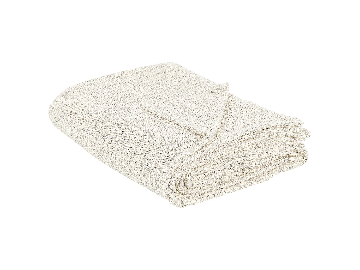 Couvre-lits CHAGYL Coton 200 x 220 cm Beige clair