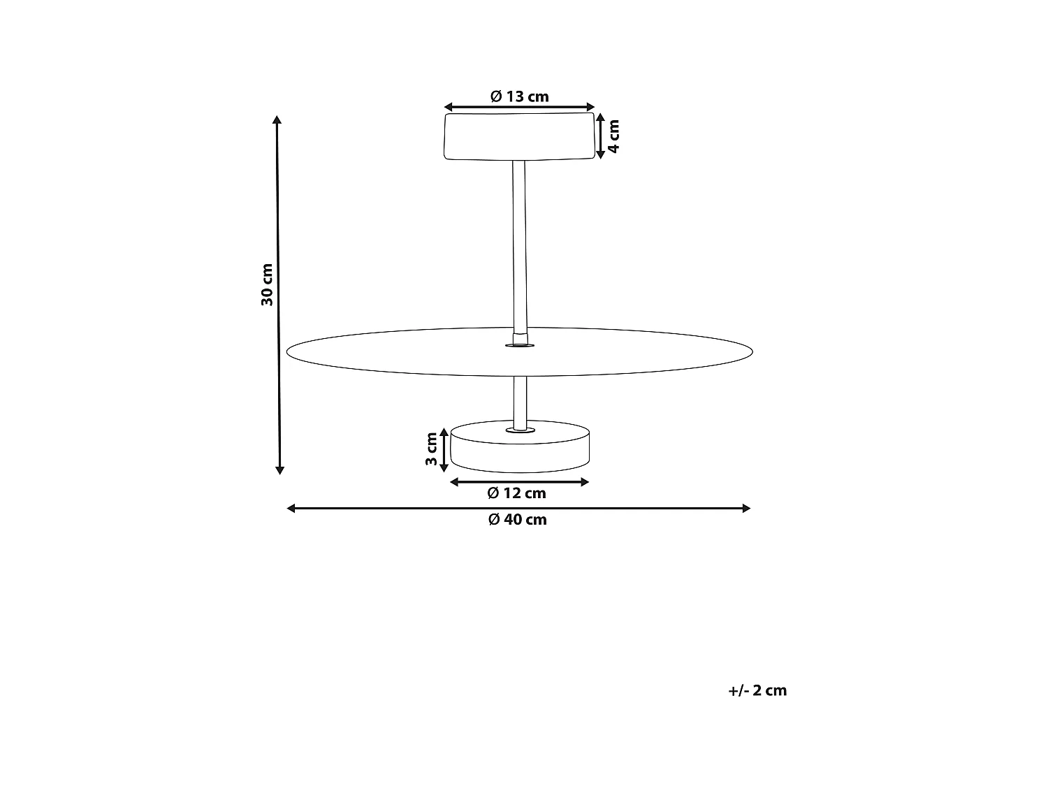 Lampe LED suspendue AFRAM Métal Noir