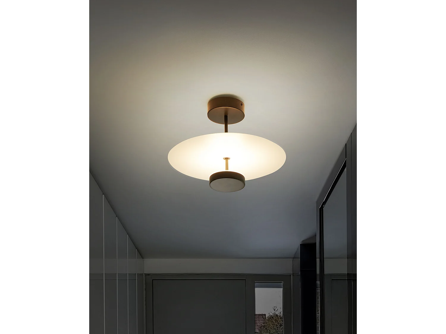 Lampe LED suspendue AFRAM Métal Noir