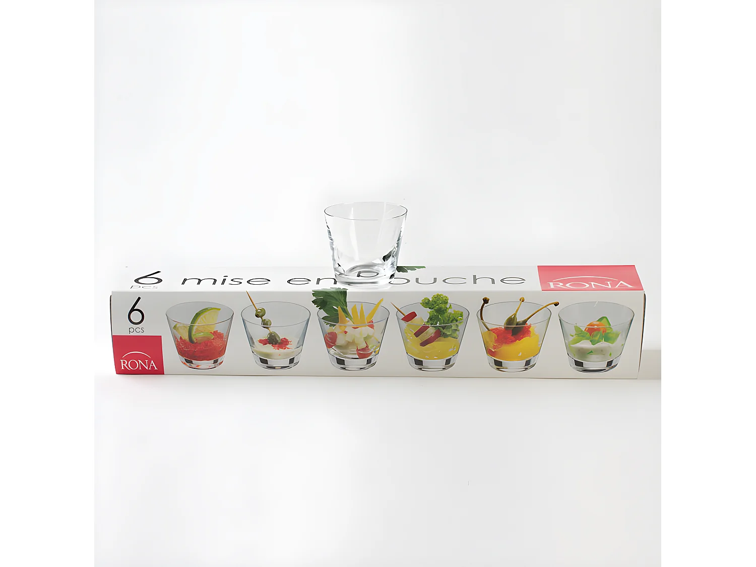 Boîte de 6 mises en bouche Conique