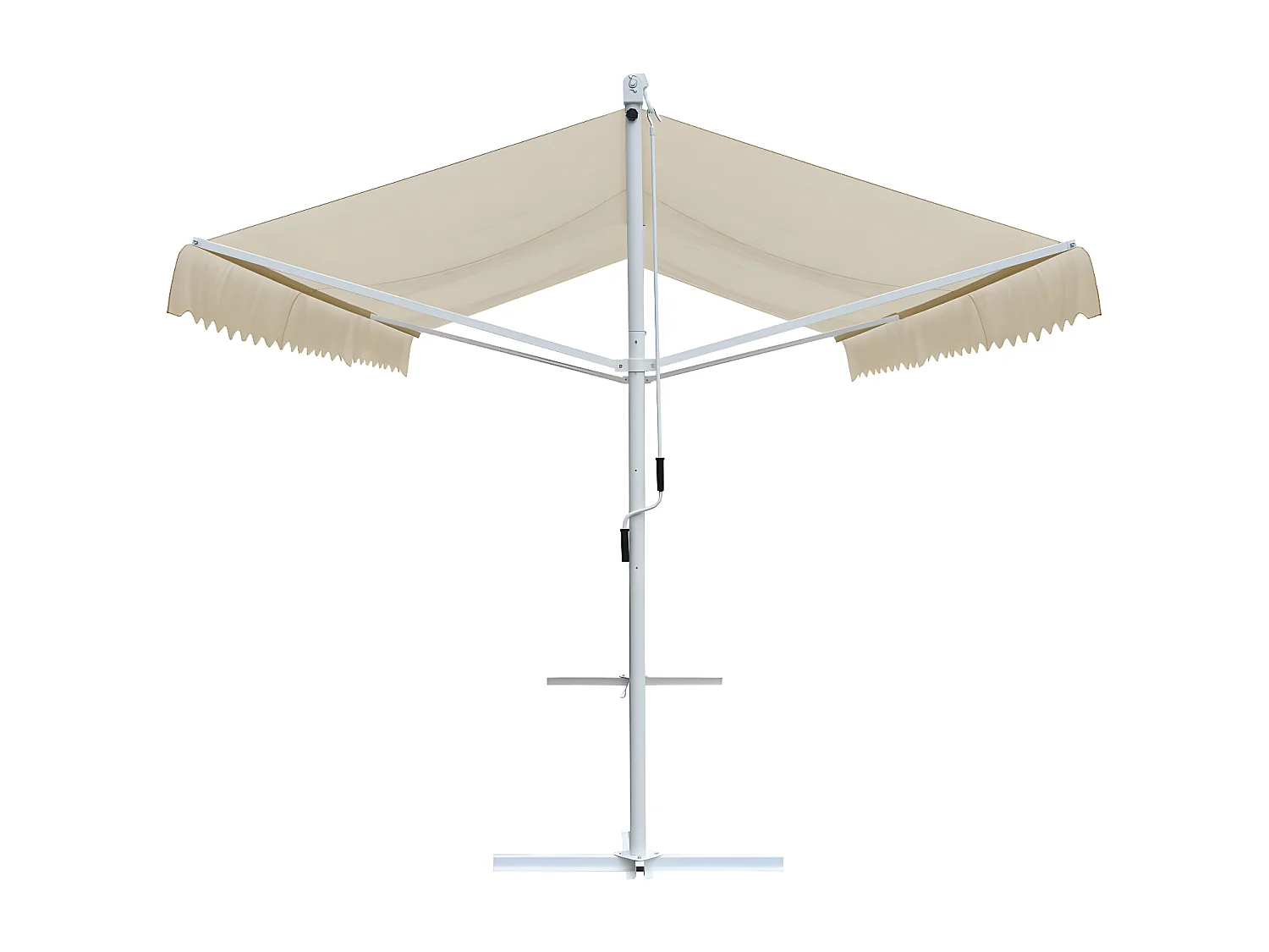 Toldo de pé 600x300 cm creme