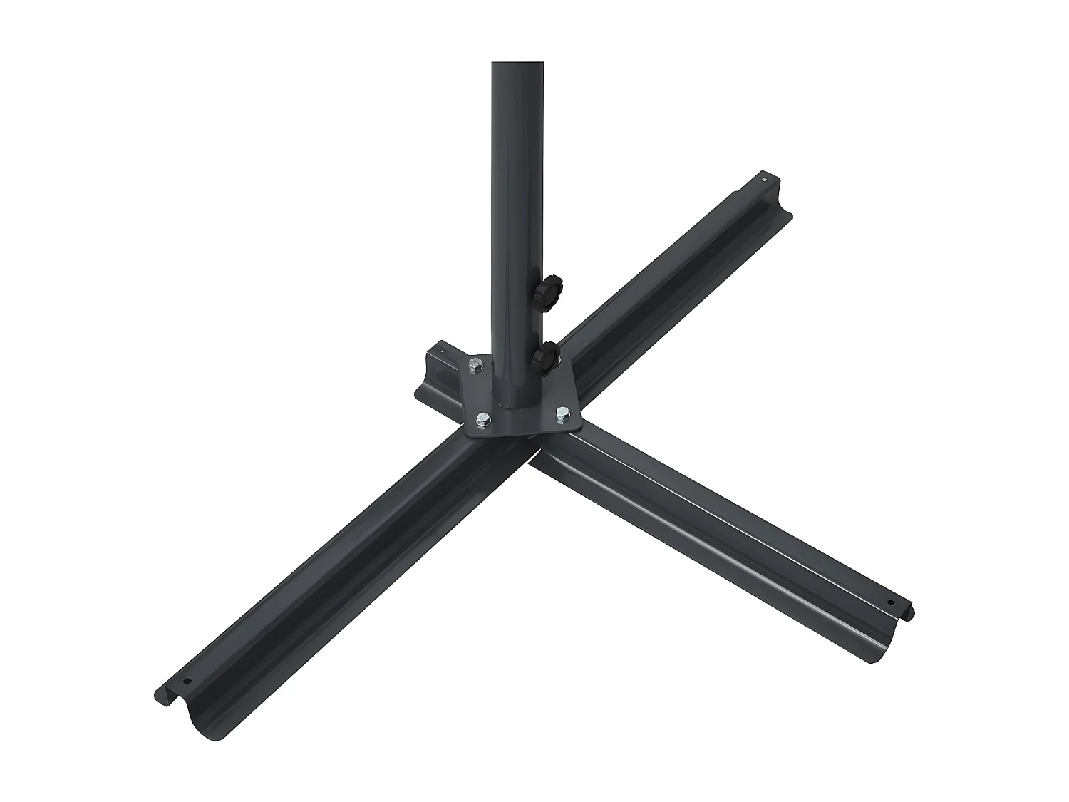 Auvent sur pied 300 x 300 cm Anthracite