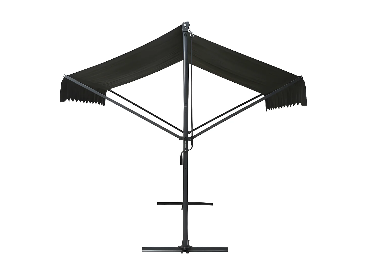Toldo de pé 300x300 cm antracite