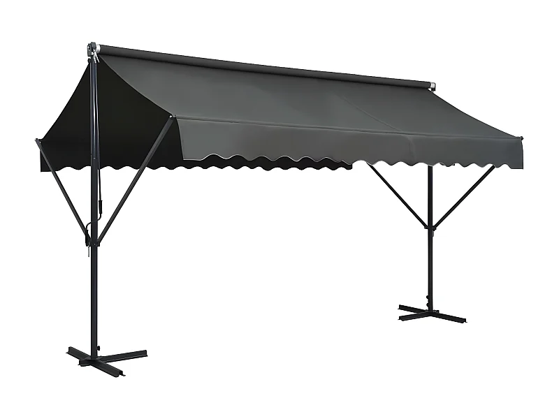 Toldo de pé 400x300 cm antracite