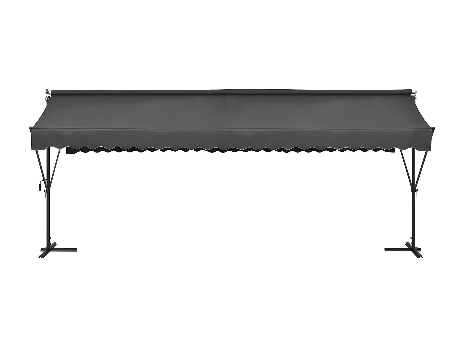 Auvent sur pied 600 x 300 cm Anthracite