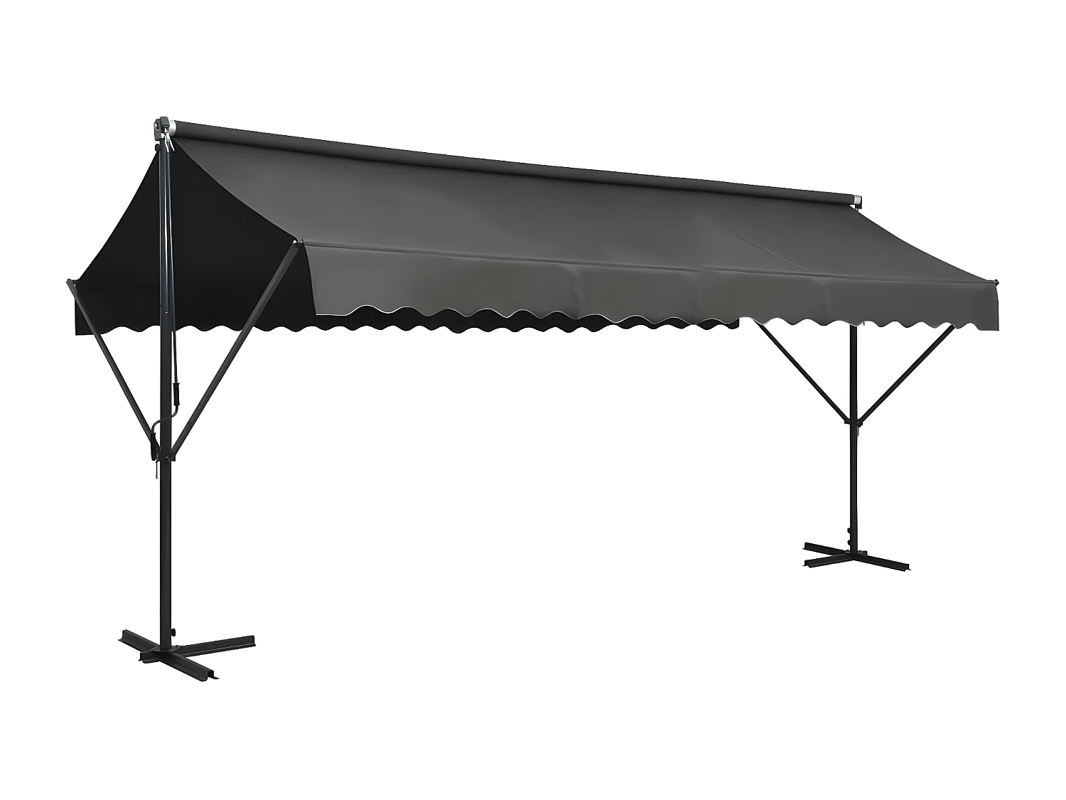 Toldo de pé 500x300 cm antracite