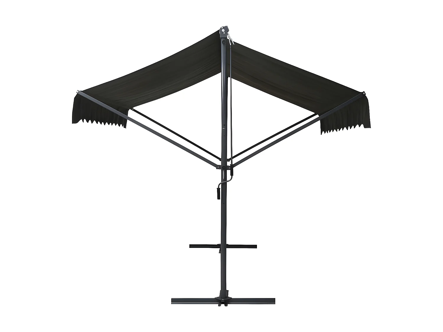 Toldo de pé 500x300 cm antracite