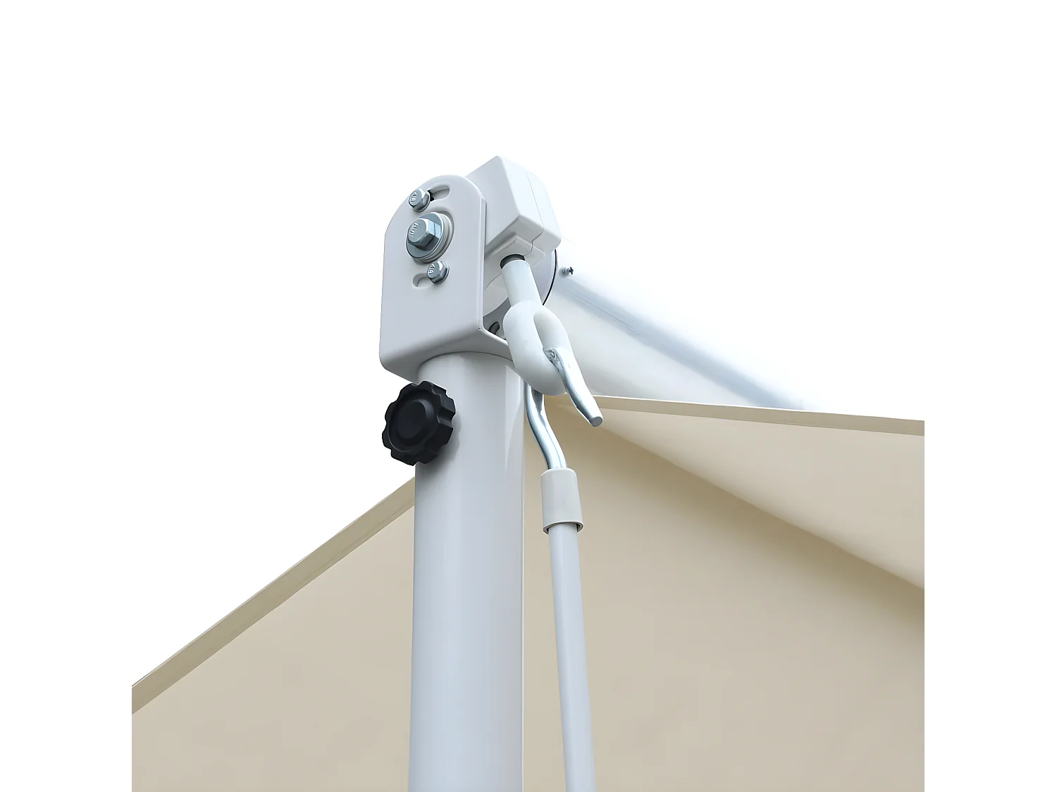 Auvent sur pied 4x3 m Crème