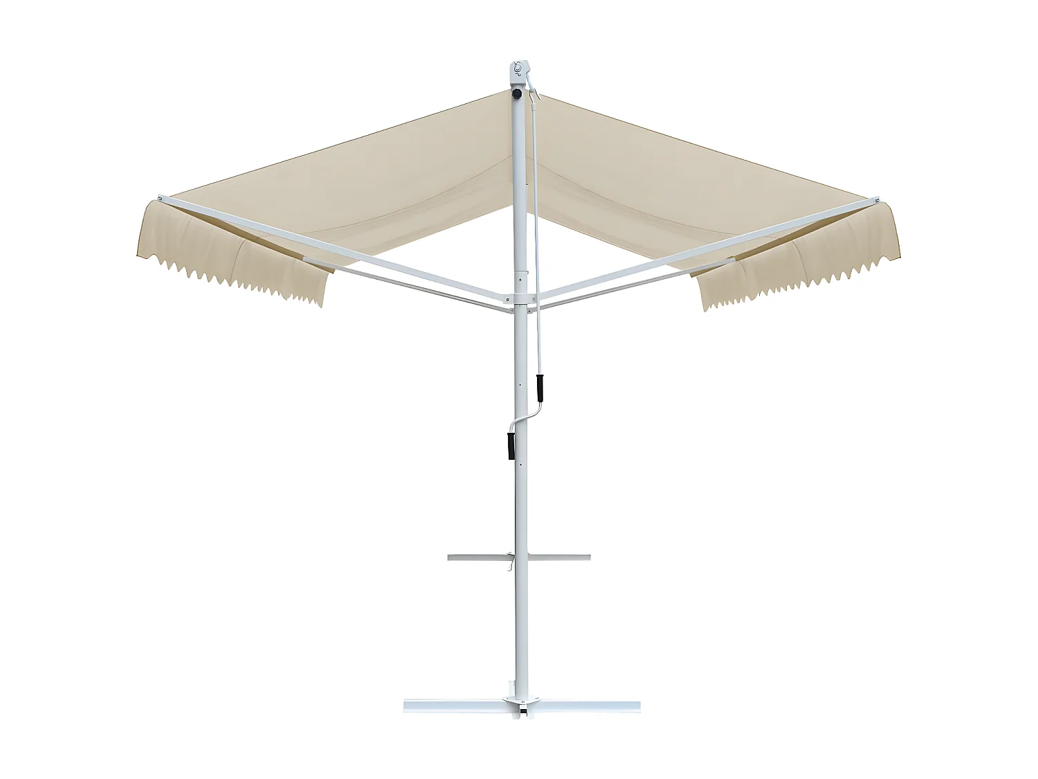 Toldo de pé 500x300 cm creme