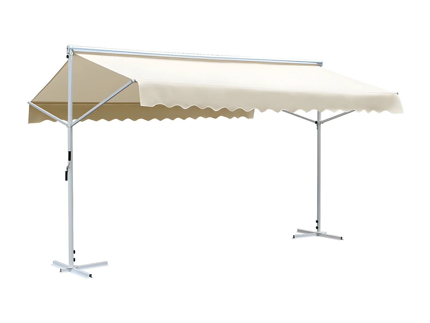 Toldo de pé 500x300 cm creme