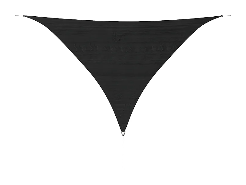 Guarda-sol HDPE triangular 3.6x3.6x3.6 m antracite