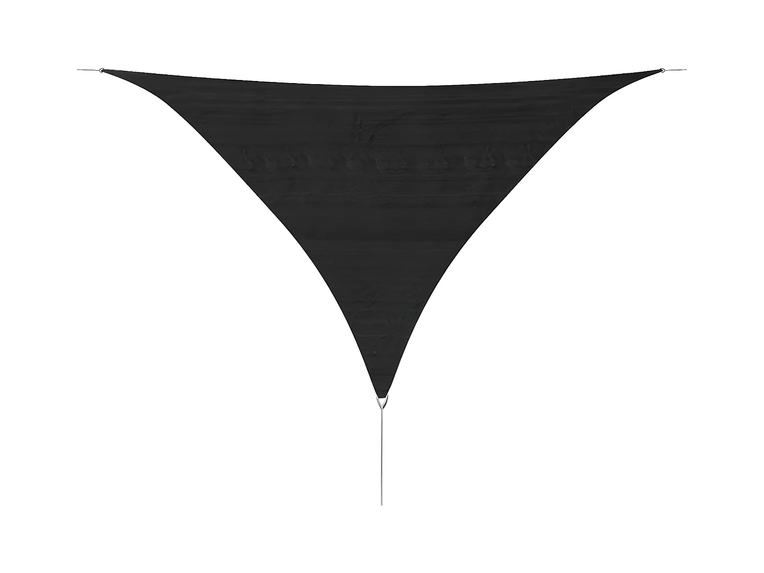 Guarda-sol HDPE triangular 3.6x3.6x3.6 m antracite