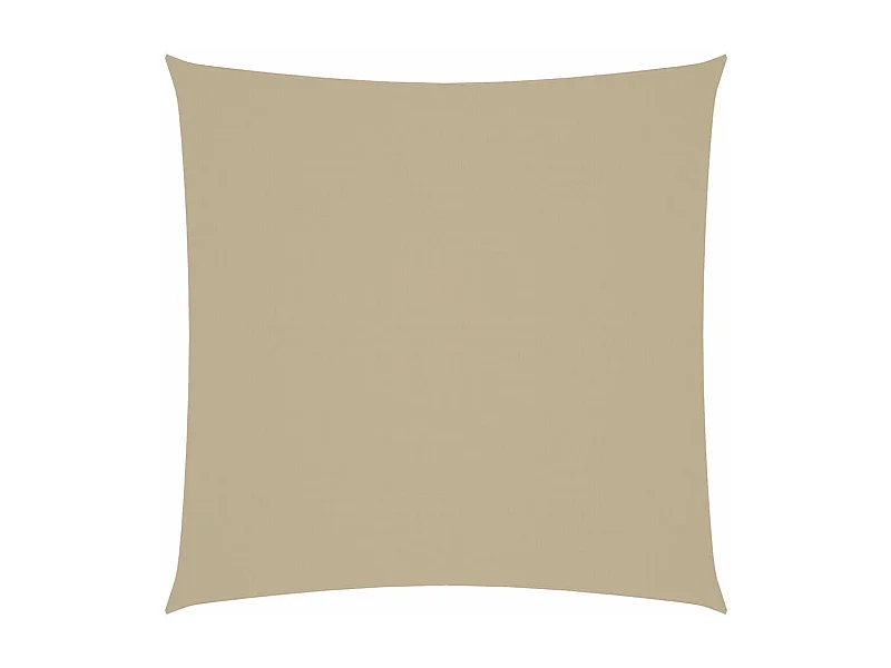 Guarda-sol tecido Oxford quadrangular 3,6x3,6 m bege