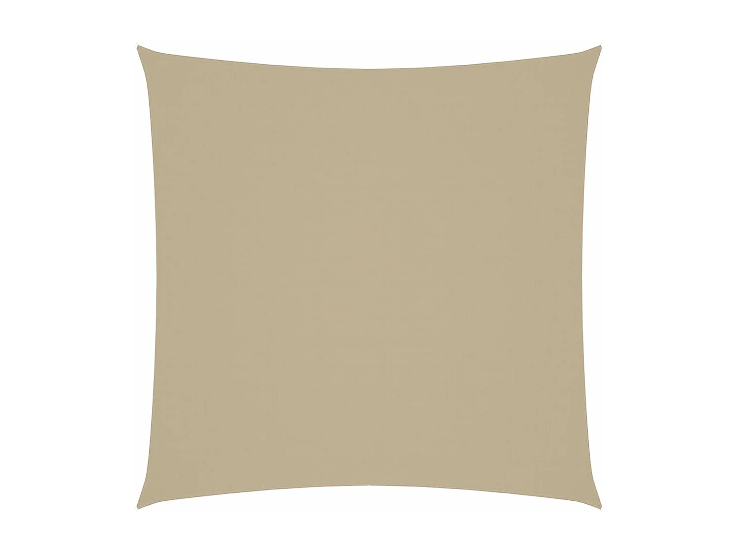 Guarda-sol tecido Oxford quadrangular 3,6x3,6 m bege