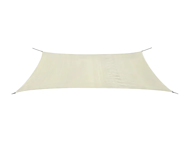 Guarda-Sol HDPE retangular 4x6 m creme