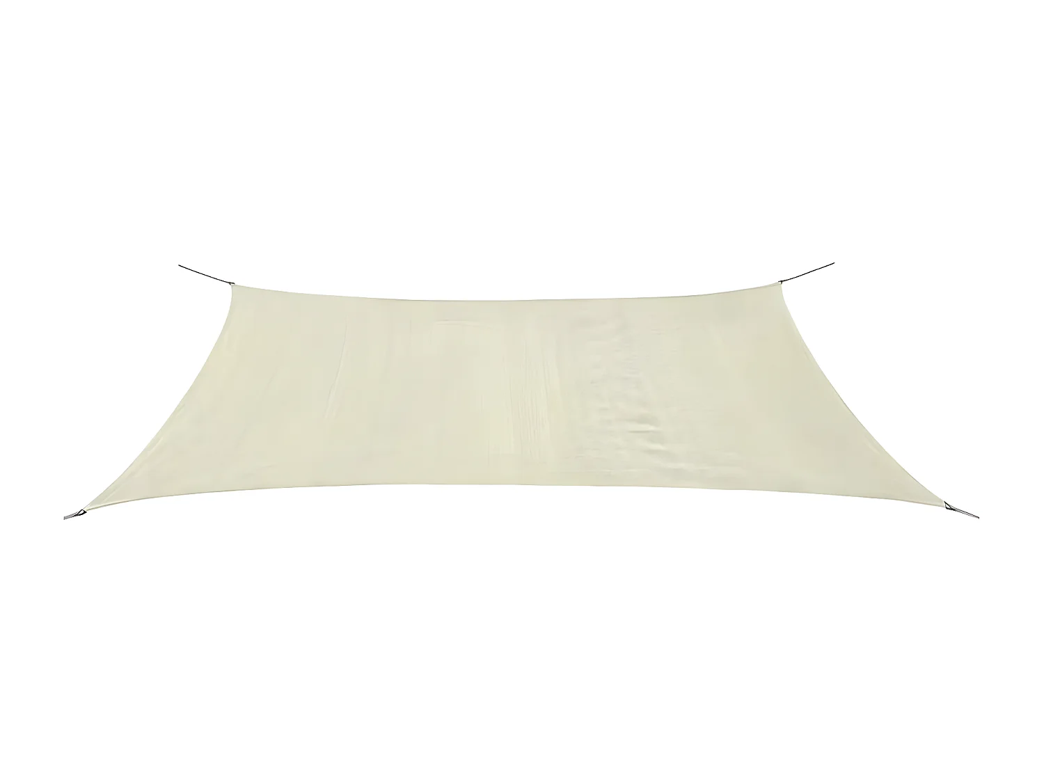 Guarda-Sol HDPE retangular 4x6 m creme