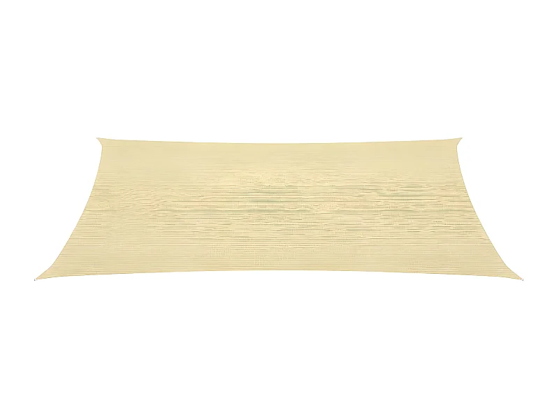 Guarda-Sol HDPE retangular 2 x 4 m bege