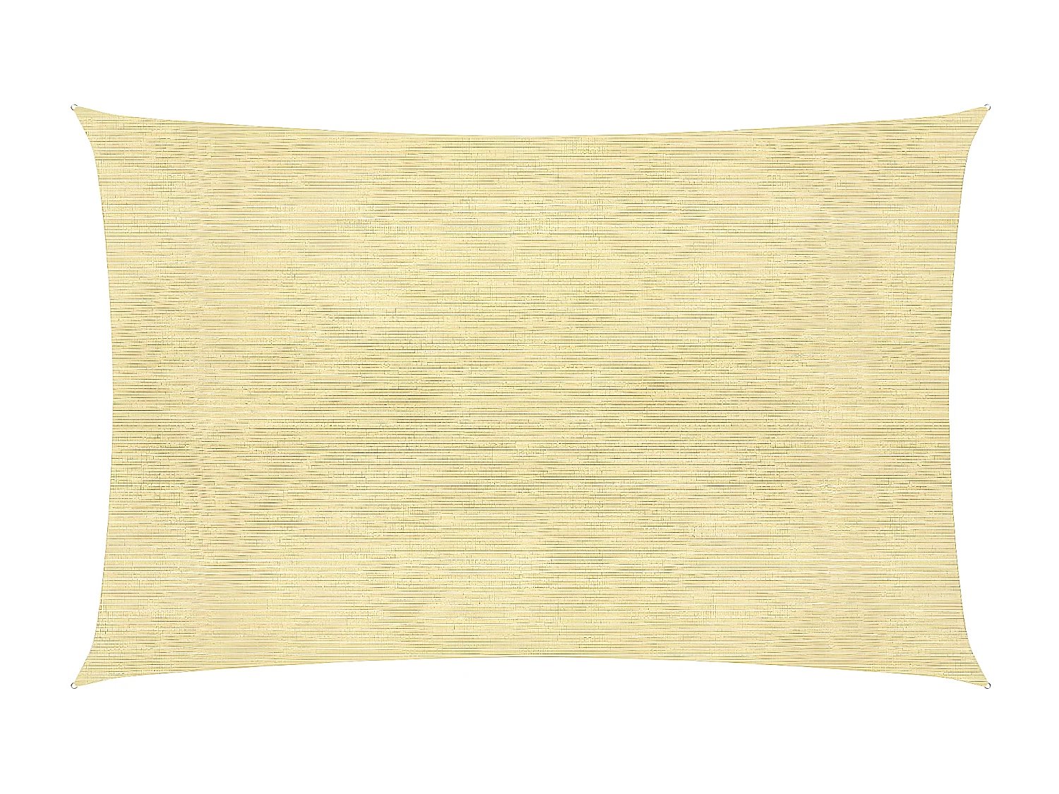 Voile d'ombrage en PEHD rectangulaire 2x4 m Beige