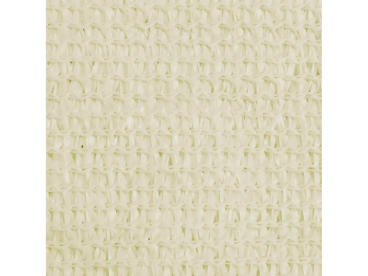 Guarda-sol HDPE triangular 3,6x3,6x3,6 m creme