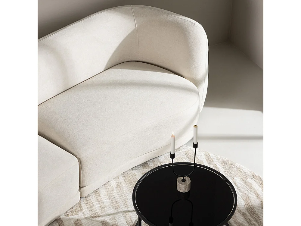 Canapé Design 3 Places "Cielo" 268cm Blanc