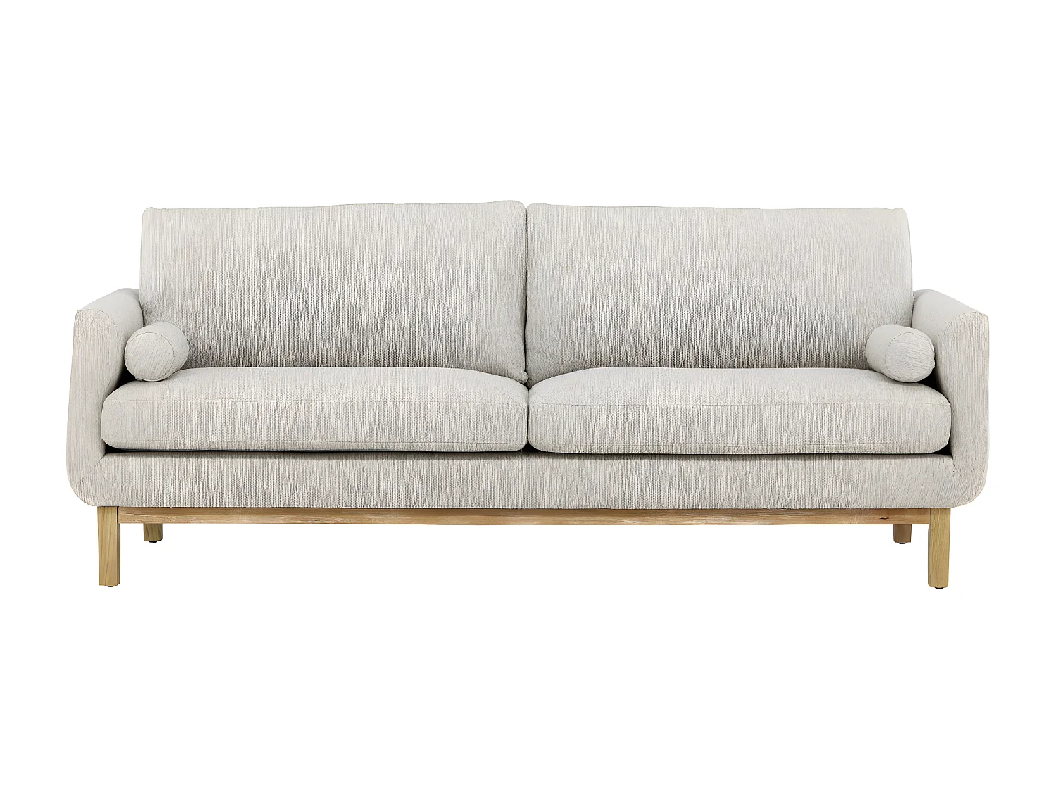 Canapé 3 Places en Tissu "Olympos" 214cm Beige