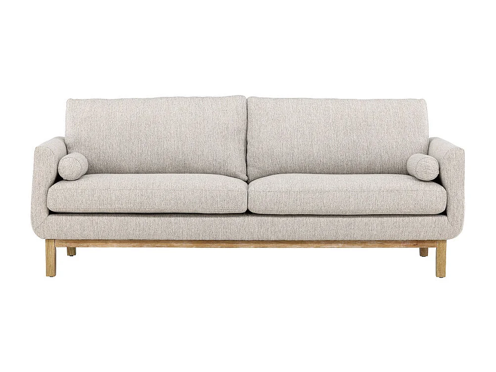 Canapé 3 places en tissu beige OLYMPOS