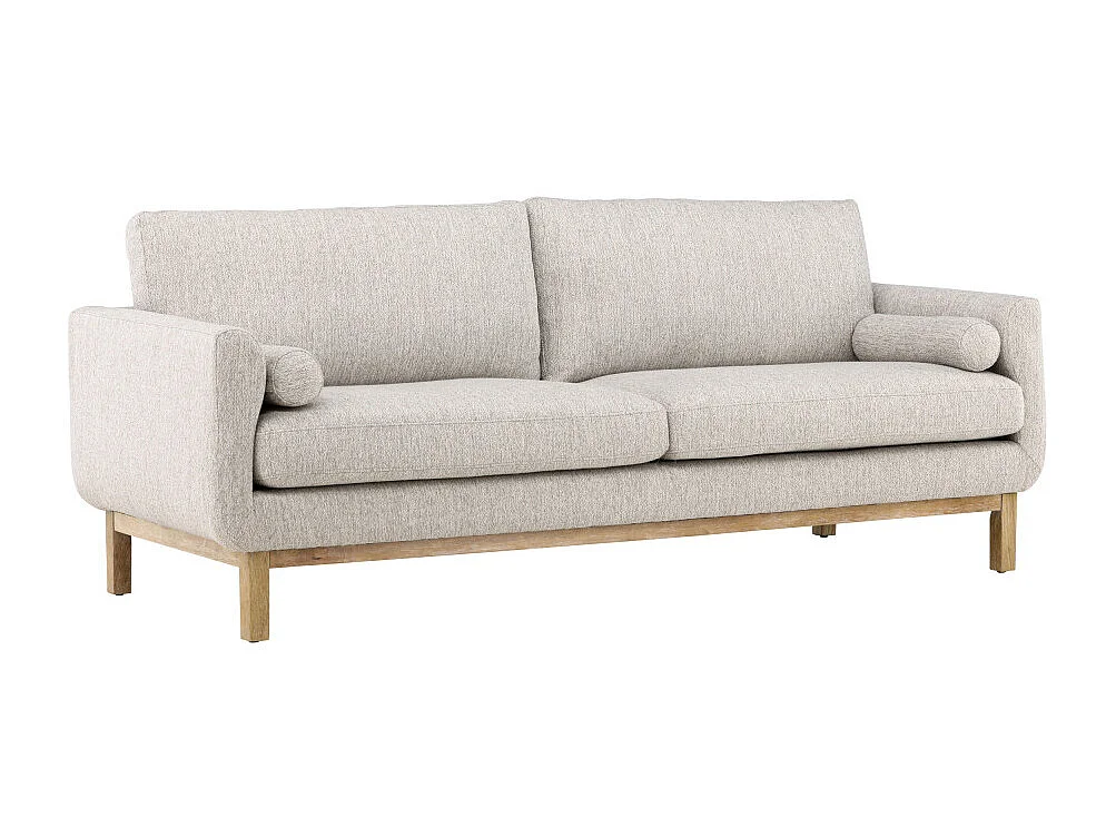 Canapé 3 places en tissu beige OLYMPOS
