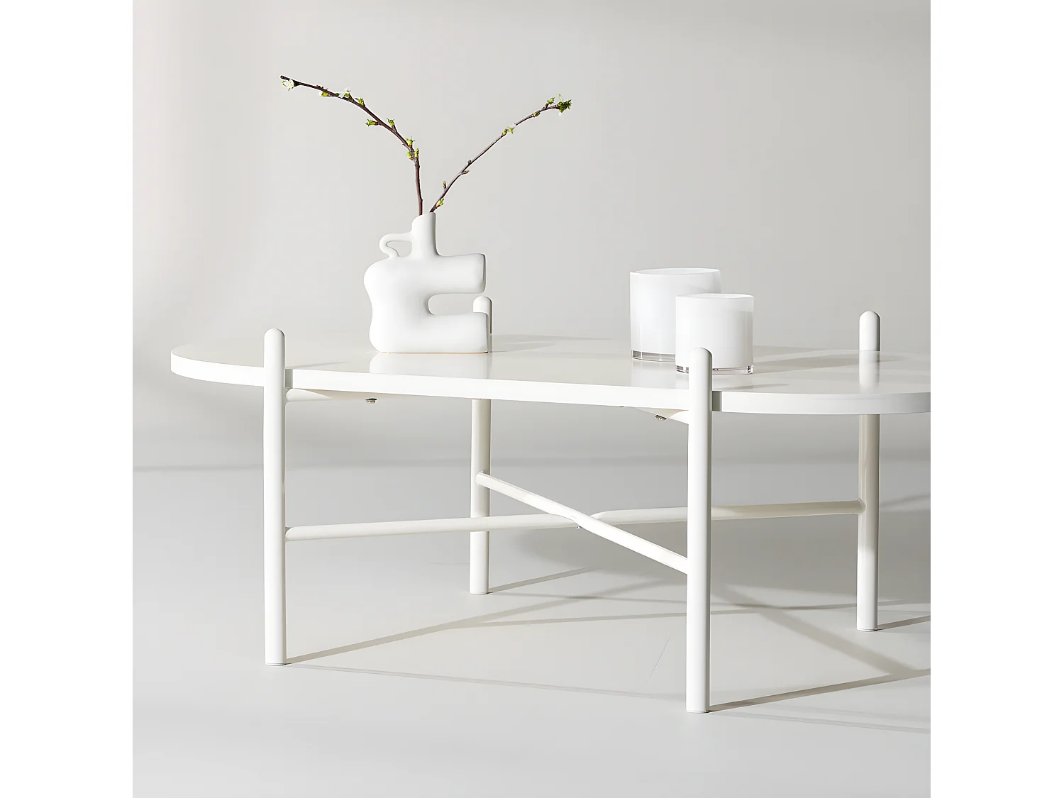 Pueblo salontafel beige.