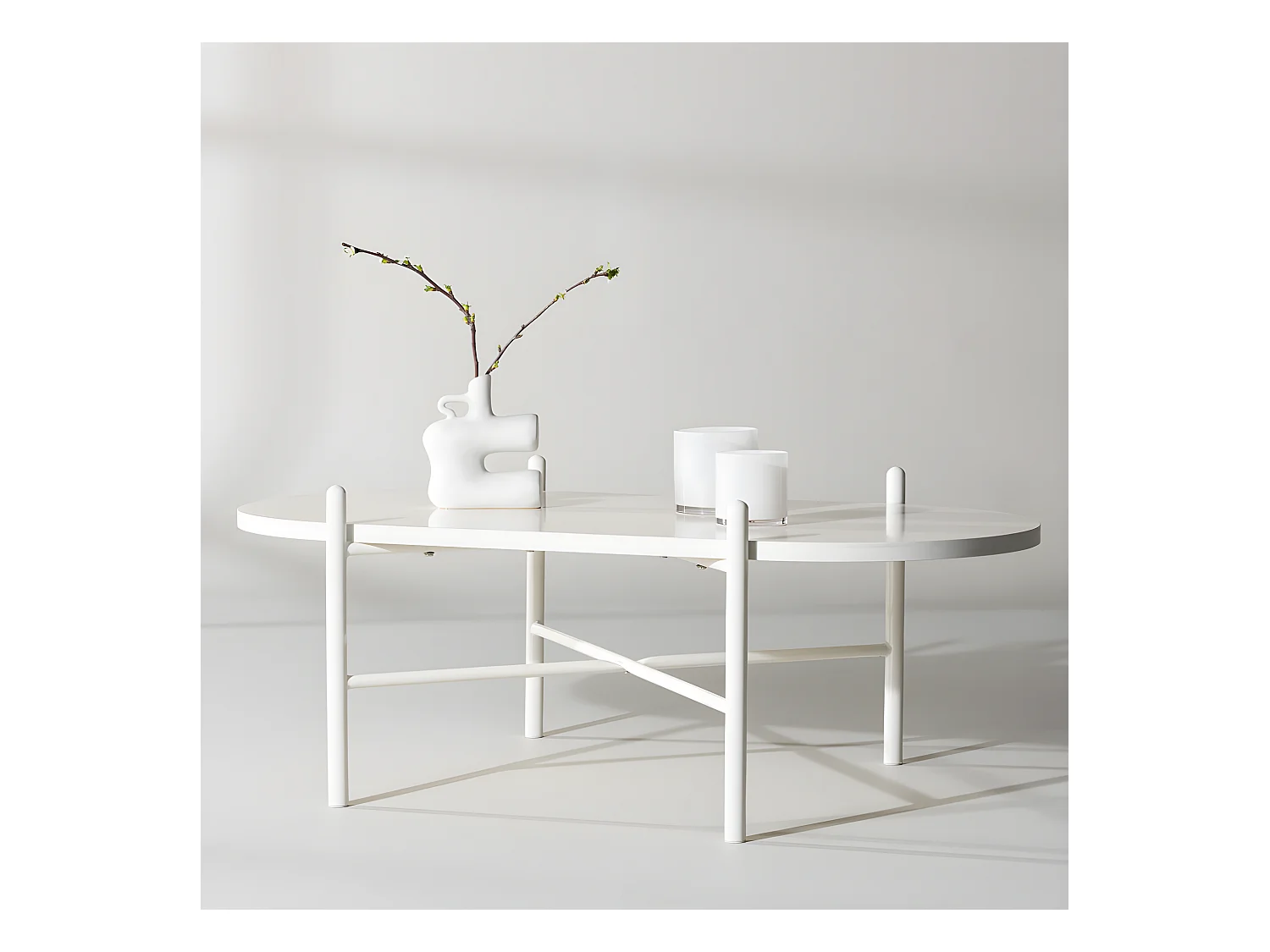 Pueblo salontafel beige.