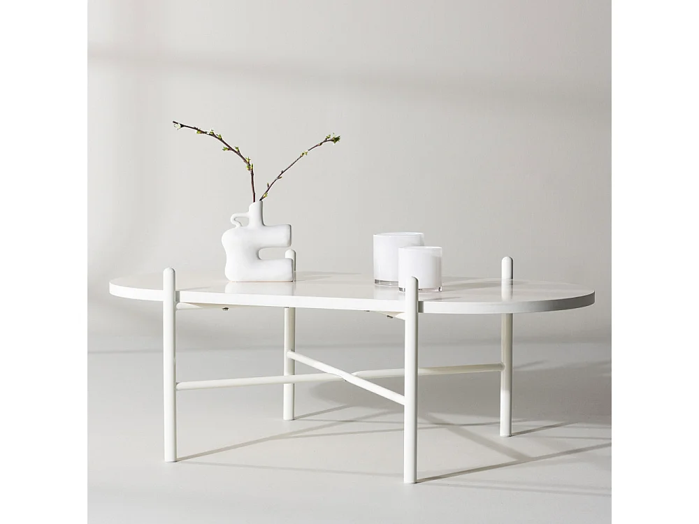 Pueblo Couchtisch beige.