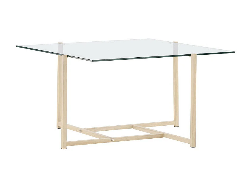 Table Basse Design "Hybrid" 80cm Transparent