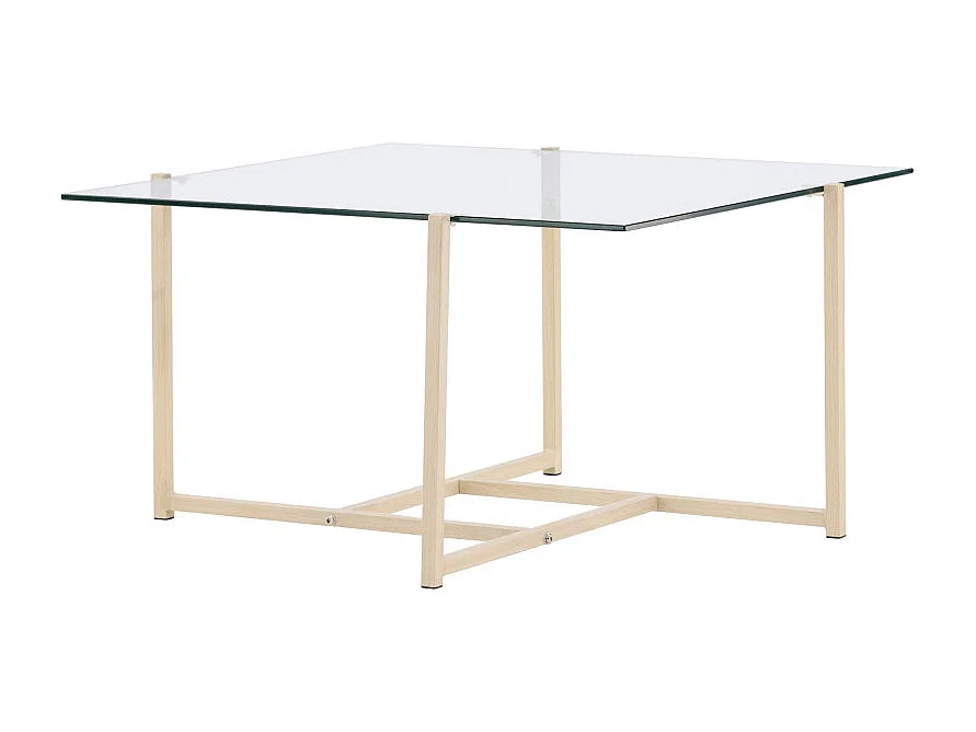 Table Basse Design "Hybrid" 80cm Transparent