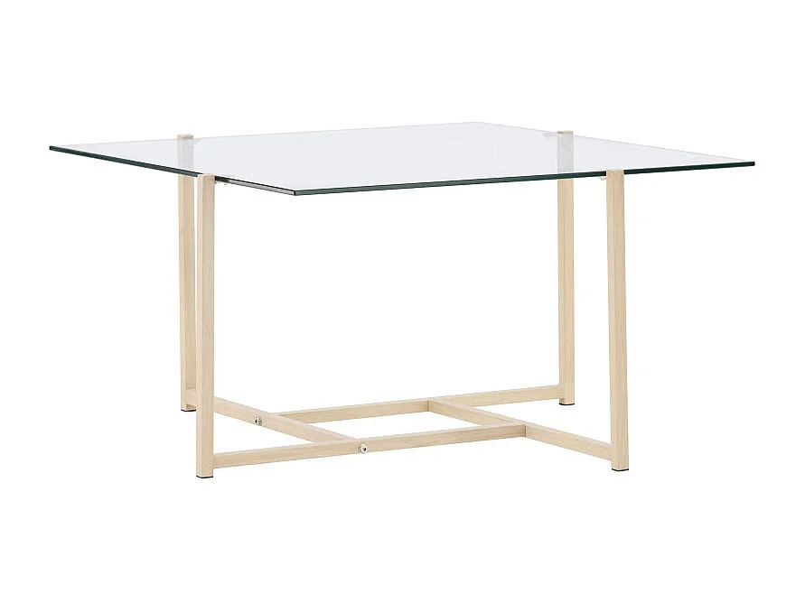 Table Basse Design "Hybrid" 80cm Transparent