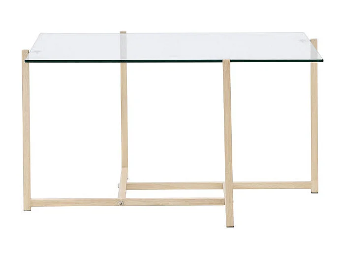 Table Basse Design "Hybrid" 80cm Transparent