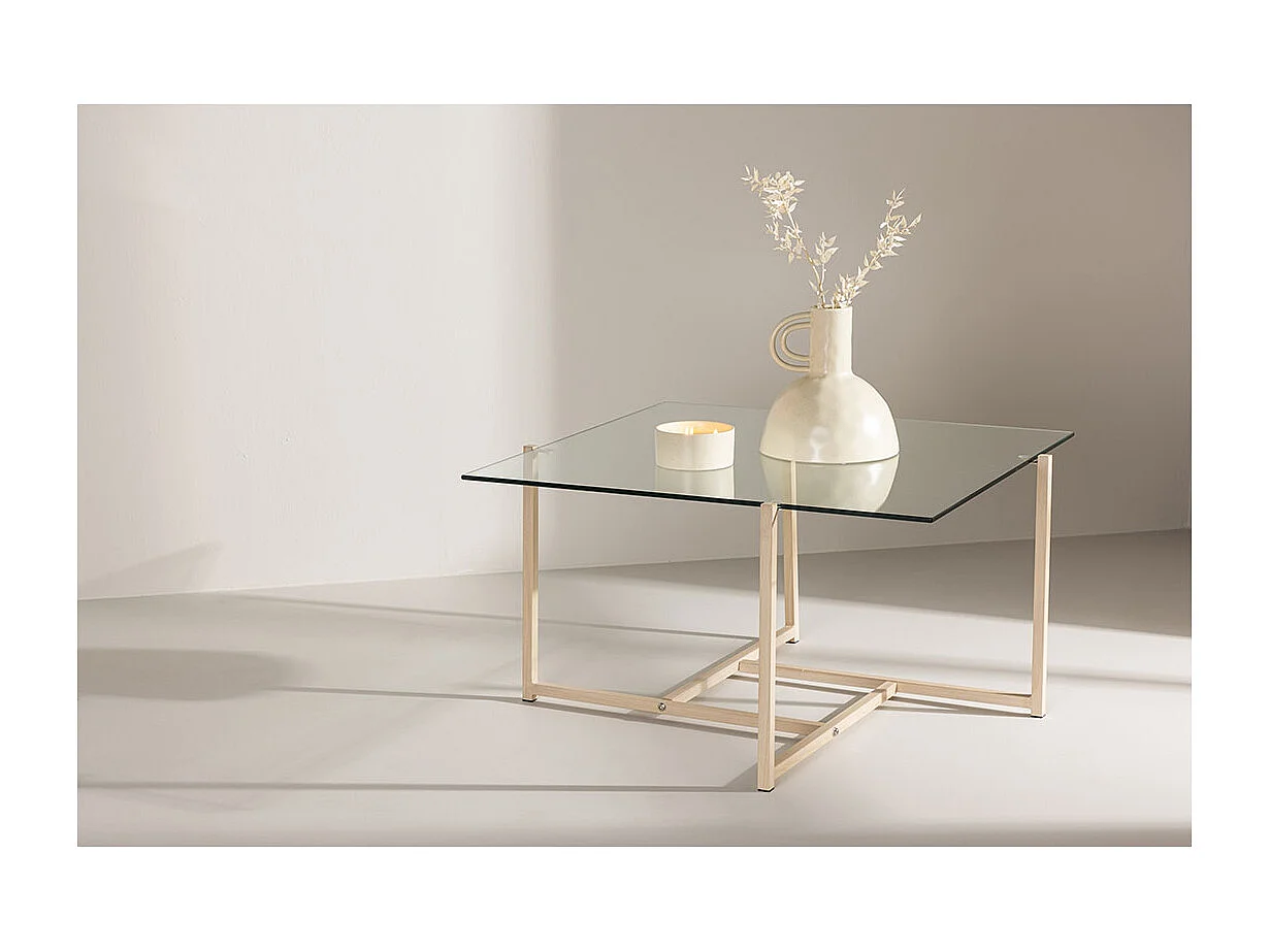 Hybrid Couchtisch Glas.