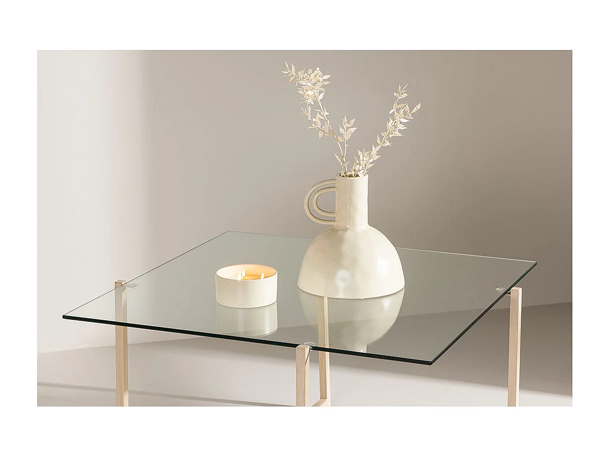 Hybrid Couchtisch Glas.