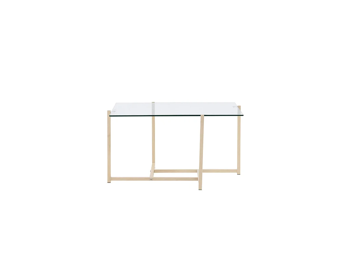 Hybrid salontafel glas.