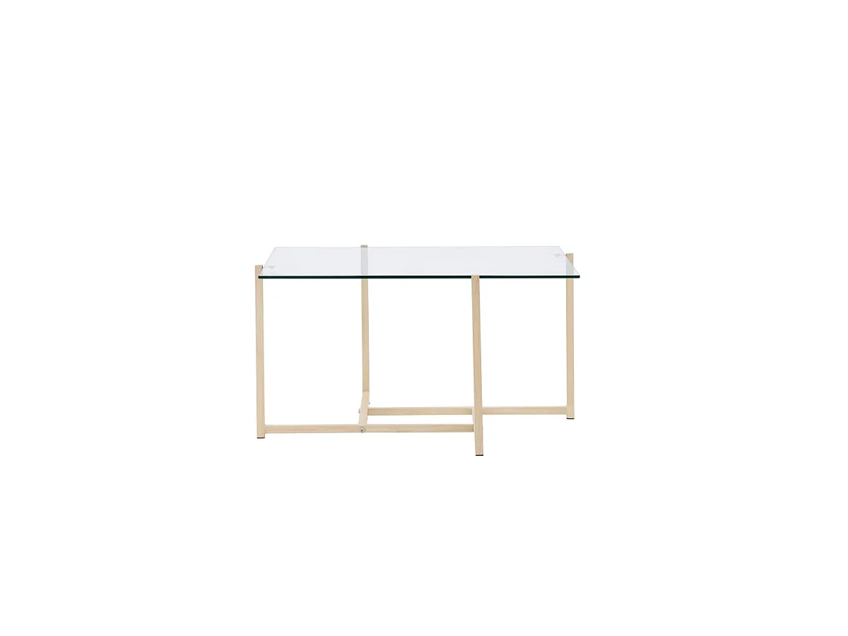 Hybrid salontafel glas.