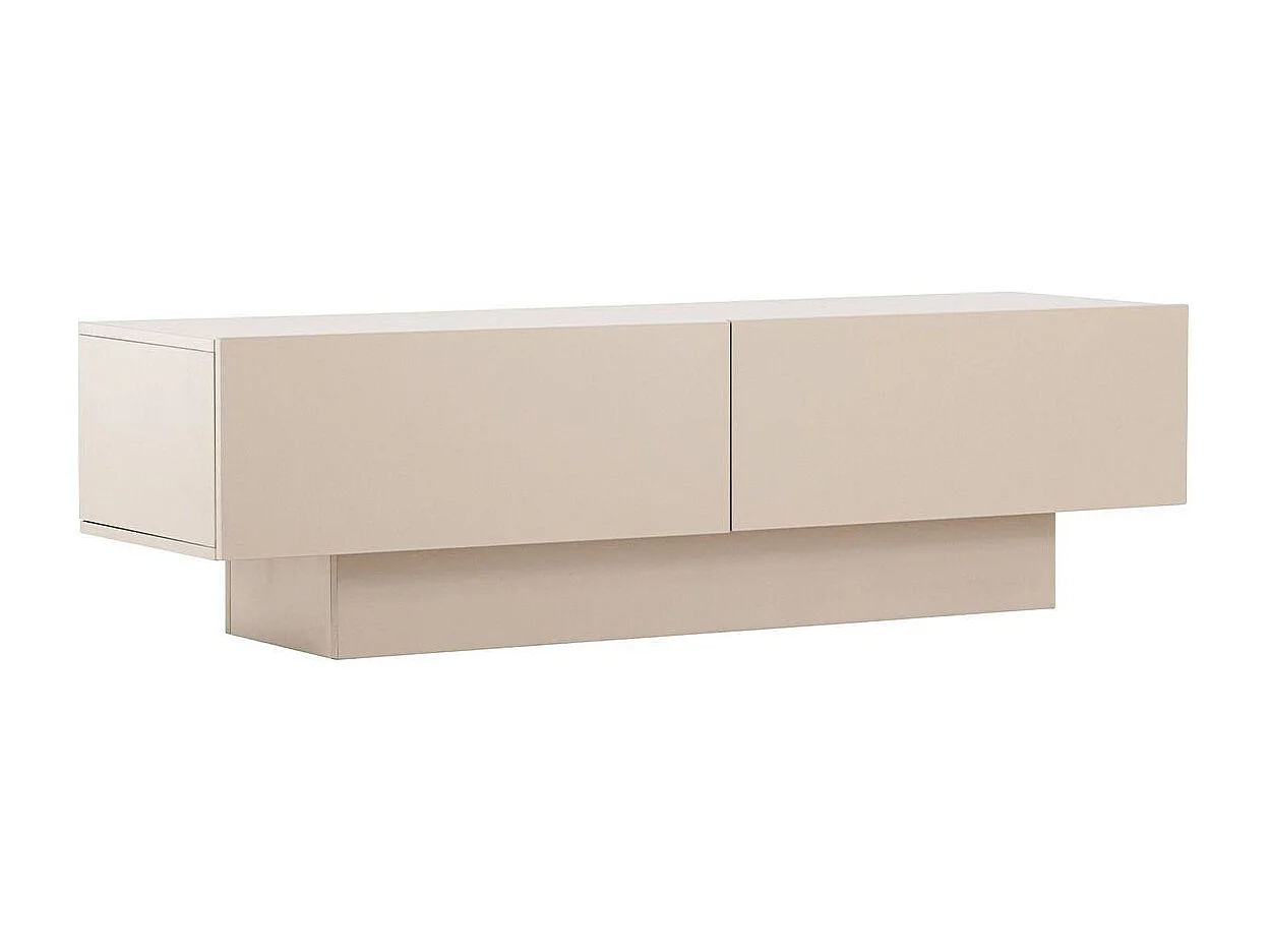 Meuble TV 2 Portes "Cuenca" 160cm Beige