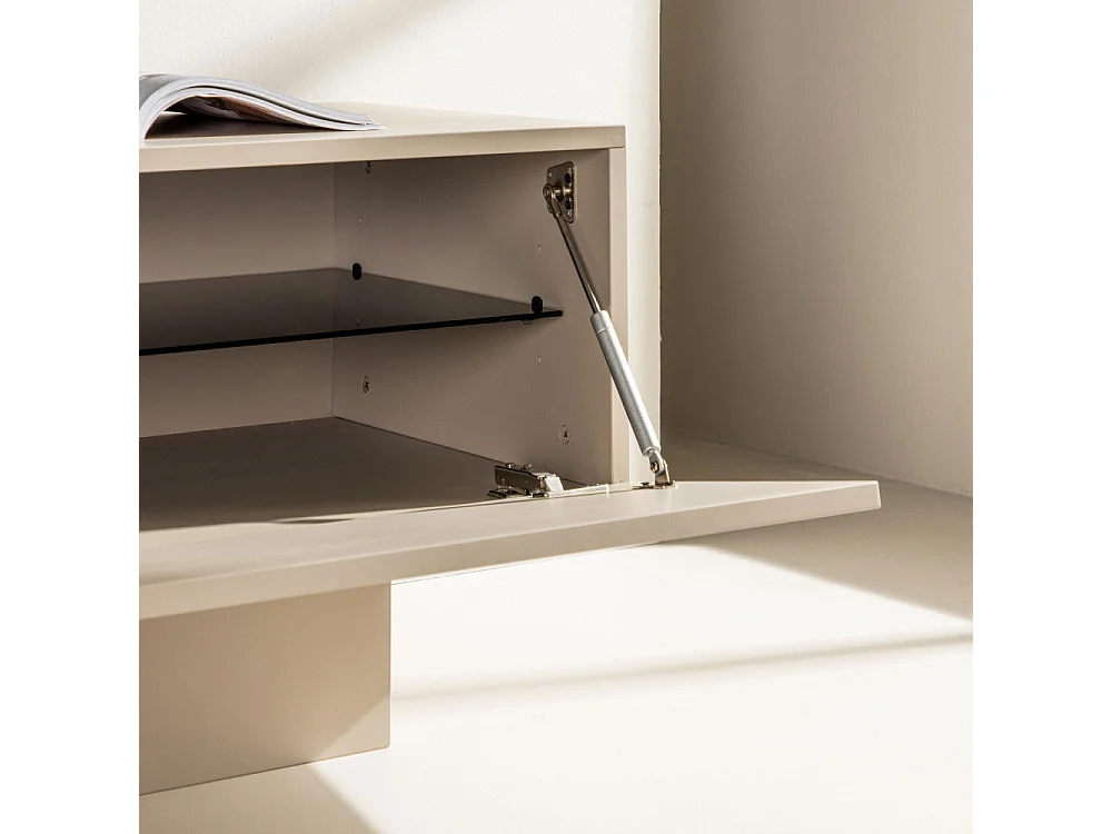 Meuble TV 2 Portes "Cuenca" 160cm Beige