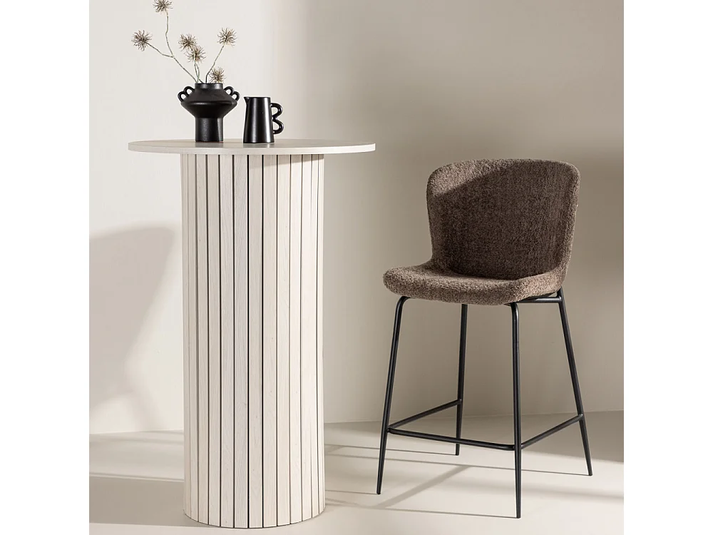 Table de Bar "Härön" 70cm Blanc