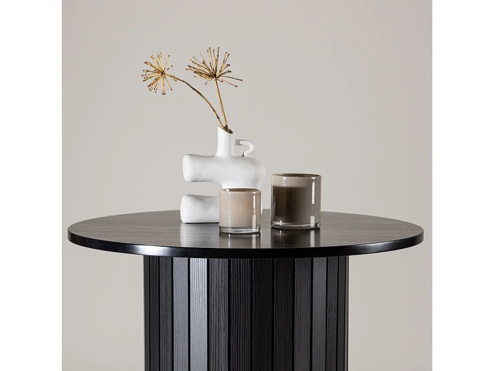 Härön Bartisch Ø70 cm schwarz.