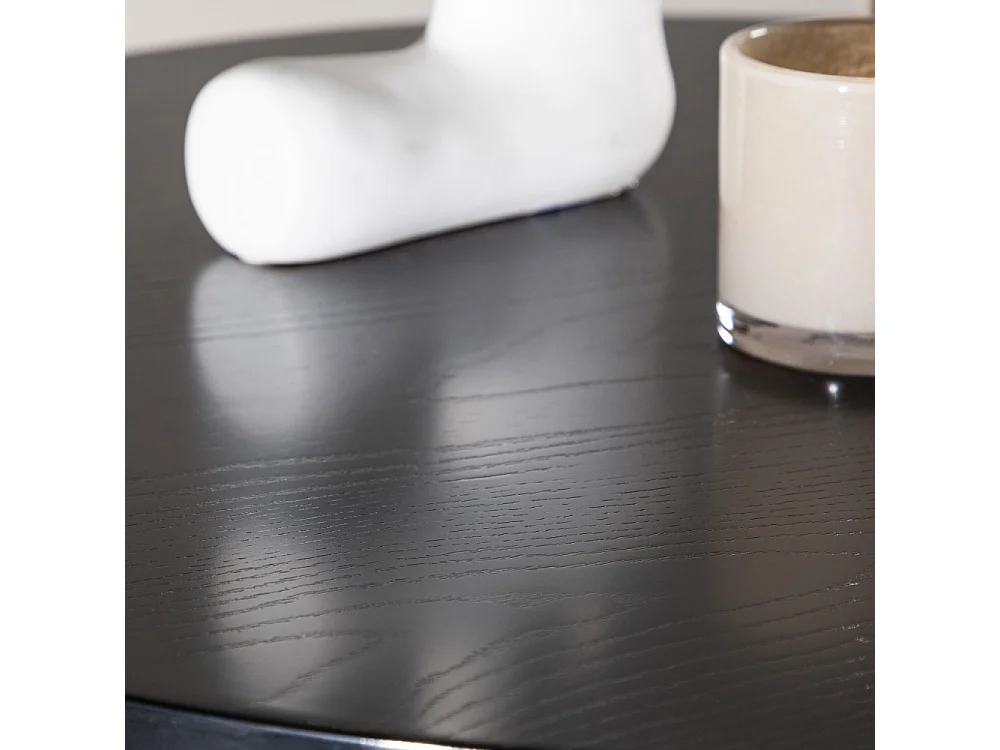 Härön Bartisch Ø70 cm schwarz.