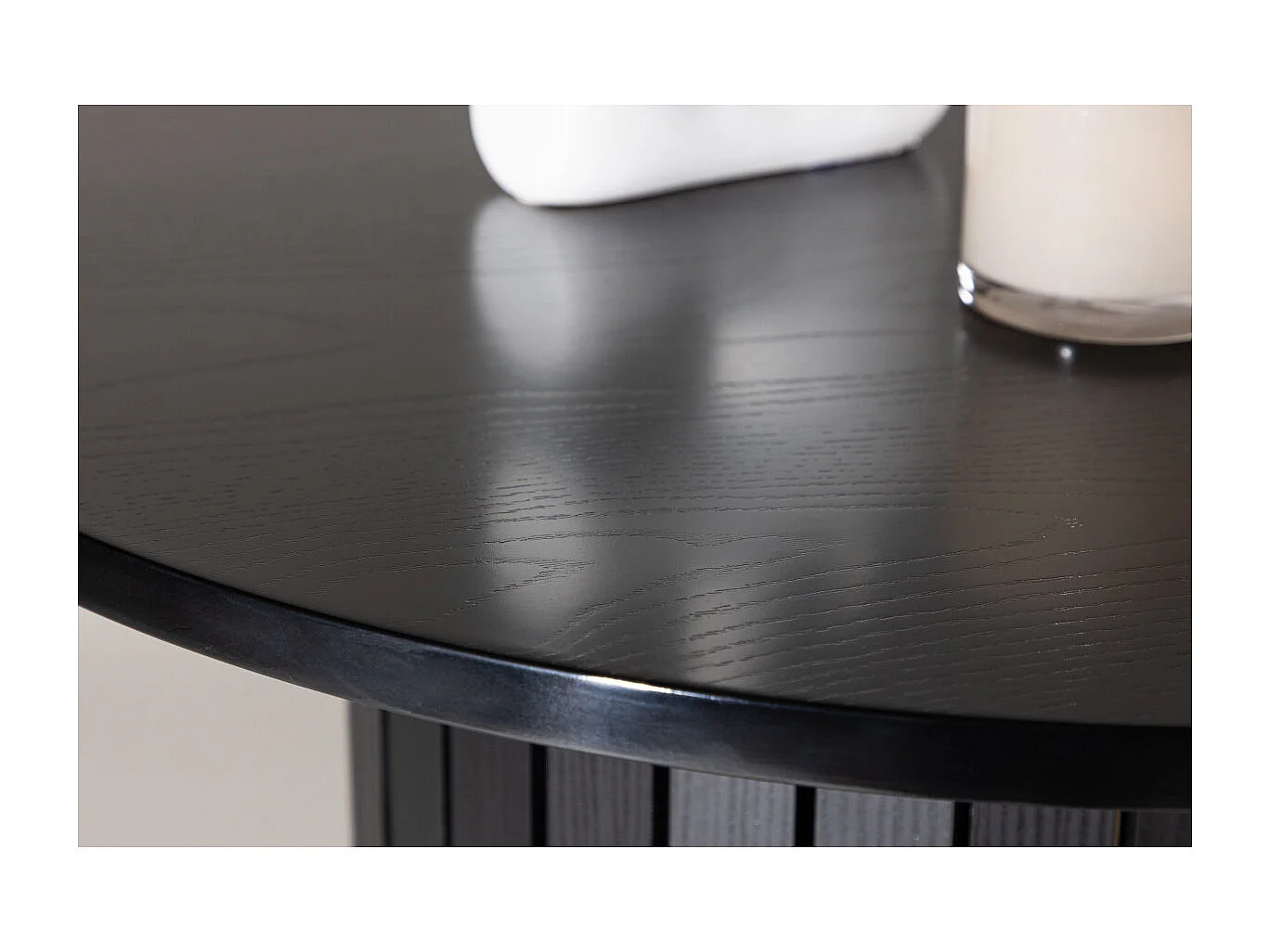 Table de Bar Design "Haron" 105cm Noir