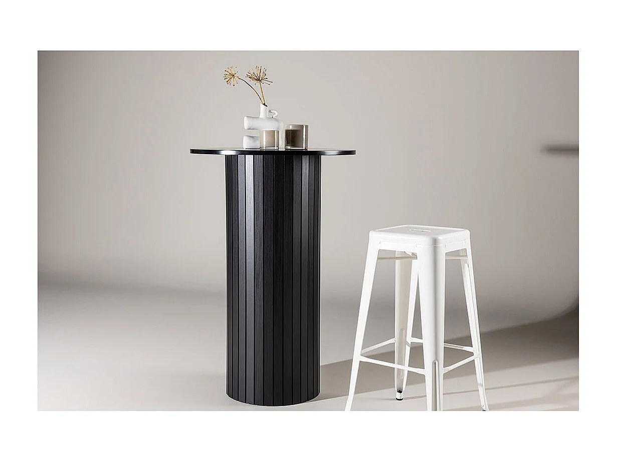 Härön table de bar Ø70 cm noir.