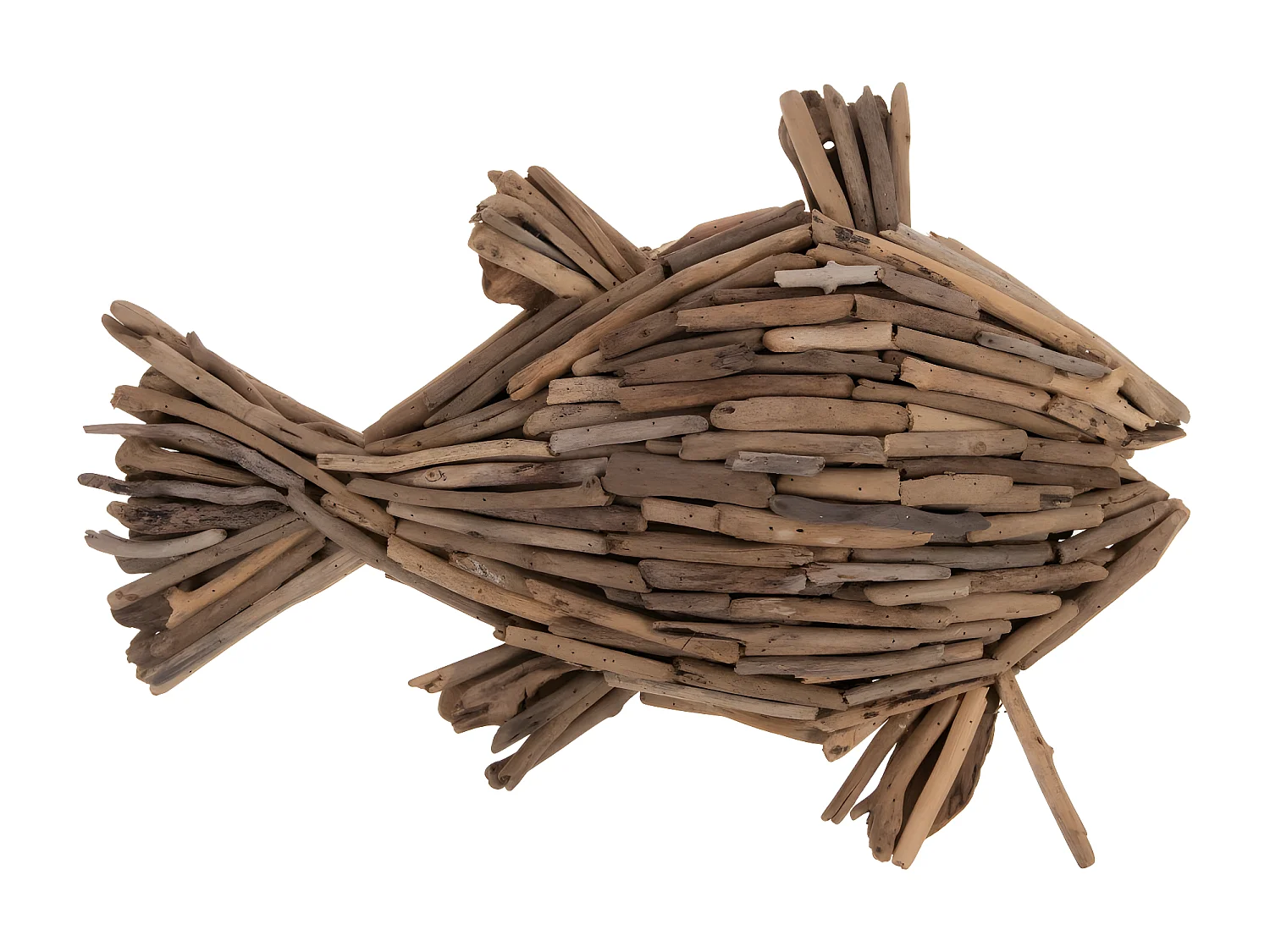Poisson en bois flotté