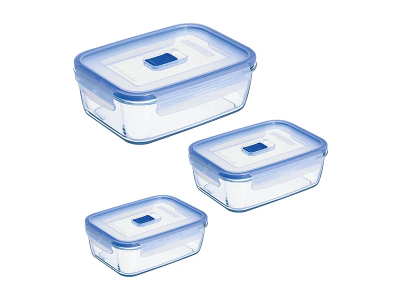 Set de 3 Boîtes rectangulaires Pure box