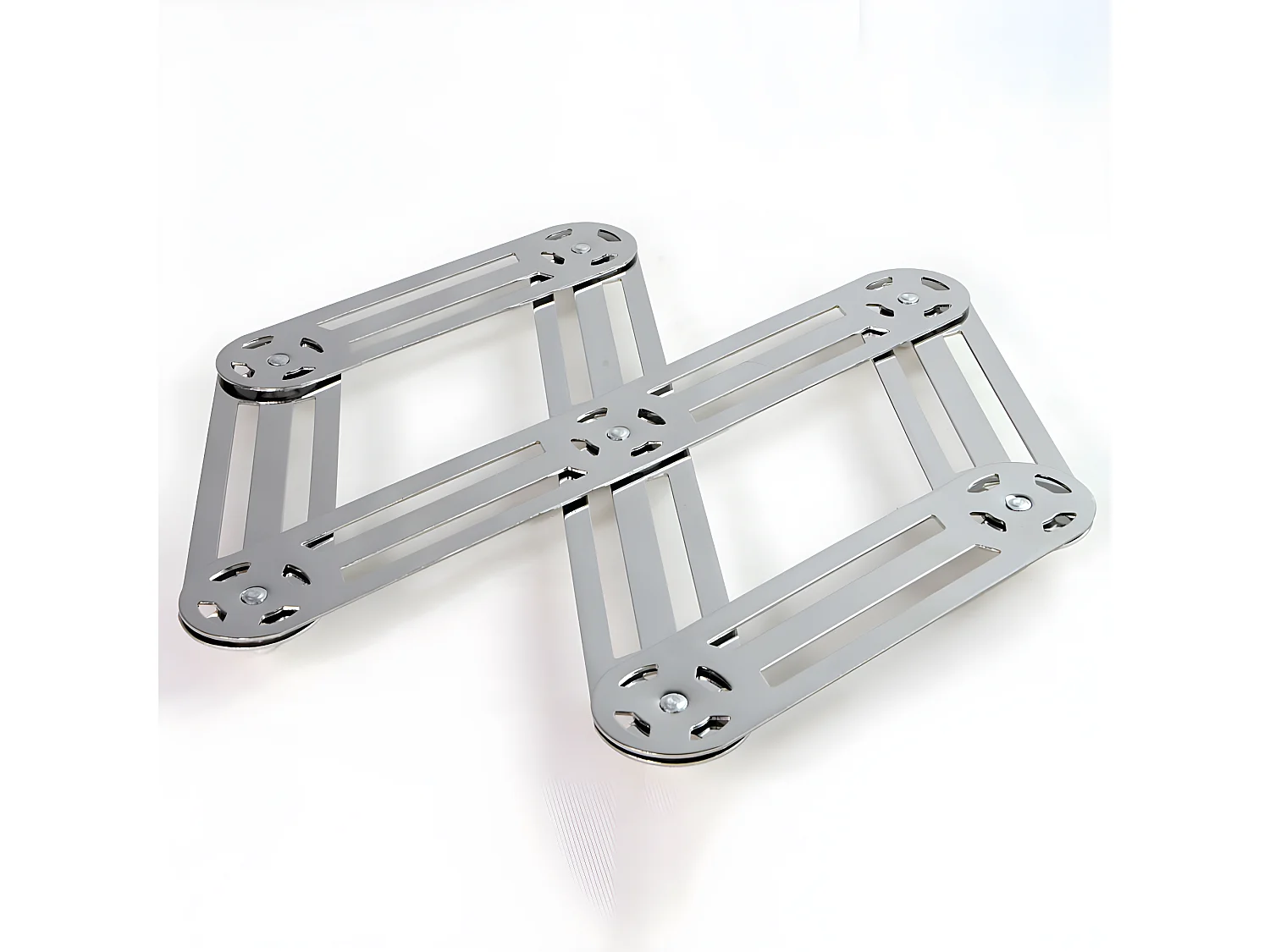 Dessous de table étirable en inox 19x35 cm