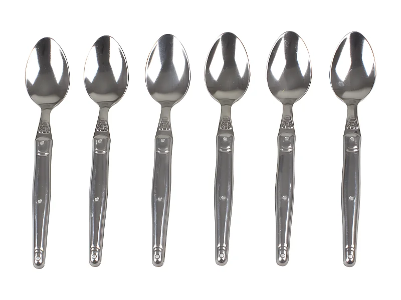Coffret de 6 cuillères à café inox laguiole